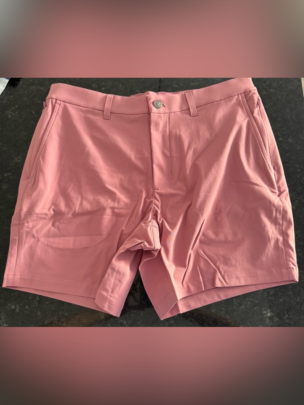 Birddogs Club Golf Shorts Lined Size 32 New 7” Inseam Dusty Rose